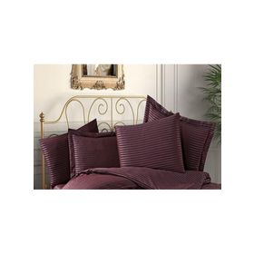 Finezza 60x80 cm Bella Bambu Jakar Kumaş Bordo 2'li Oksford Yastık Kılıfı