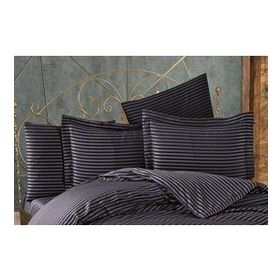 Finezza 60x80 cm Bella Bambu Jakar Kumaş Füme 2'li Oksford Yastık Kılıfı