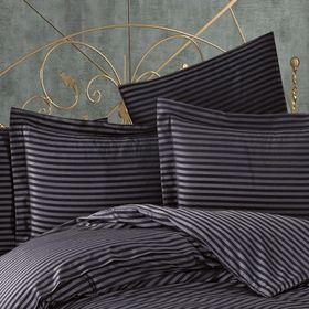 Finezza 60x80 cm Bella Bambu Jakar Kumaş Füme 2'li Oksford Yastık Kılıfı