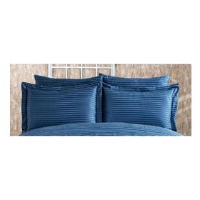 Finezza 60x80 cm Bella Bambu Jakar Kumaş İndigo 2'li Oksford Yastık Kılıfı