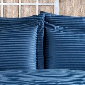 Finezza 60x80 cm Bella Bambu Jakar Kumaş İndigo 2'li Oksford Yastık Kılıfı