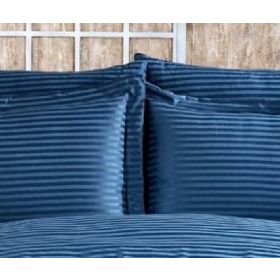 Finezza 60x80 cm Bella Bambu Jakar Kumaş İndigo 2'li Oksford Yastık Kılıfı