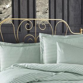 Finezza 60x80 cm Bella Bambu Jakar Kumaş Mint 2'li Oksford Yastık Kılıfı