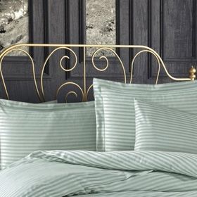 Finezza 60x80 cm Bella Bambu Jakar Kumaş Mint 2'li Oksford Yastık Kılıfı