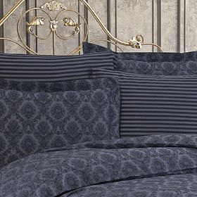 Finezza 60x80 cm Monaco Bambu Jakar Kumaş Füme 2'li Oksford Yastık Kılıfı
