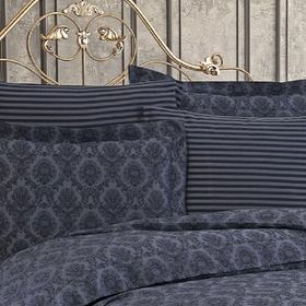 Finezza 60x80 cm Monaco Bambu Jakar Kumaş Füme 2'li Oksford Yastık Kılıfı