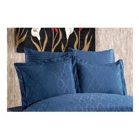 Finezza 60x80 cm Monaco Bambu Jakar Kumaş Indigo 2'li Oksford Yastık Kılıfı