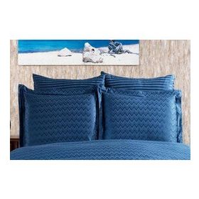 Finezza 60x80 cm Odesa Bambu Jakar Kumaş Indigo 2'li Oksford Yastık Kılıfı