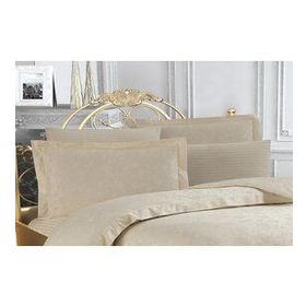 Finezza 60x80 cm Rita Bambu Jakar Kumaş Bej 2'li Oksford Yastık Kılıfı