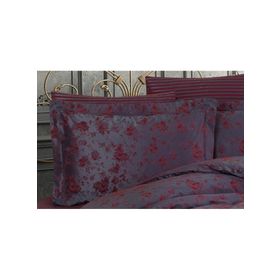 Finezza 60x80 cm Rita Bambu Jakar Kumaş Bordo 2'li Oksford Yastık Kılıfı