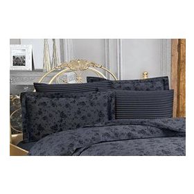 Finezza 60x80 cm Rita Bambu Jakar Kumaş Füme 2'li Oksford Yastık Kılıfı