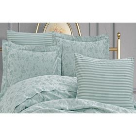 Finezza 60x80 cm Rita Bambu Jakar Kumaş Mint 2'li Oksford Yastık Kılıfı