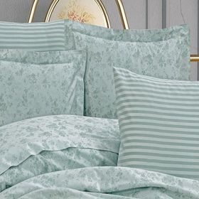Finezza 60x80 cm Rita Bambu Jakar Kumaş Mint 2'li Oksford Yastık Kılıfı