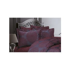 Finezza 60x80 cm Tiara Bambu Jakar Kumaş Bordo 2'li Oksford Yastık Kılıfı