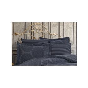 Finezza 60x80 cm Tiara Bambu Jakar Kumaş Füme 2'li Oksford Yastık Kılıfı