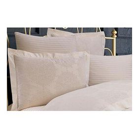 Finezza 60x80 cm Tiara Bambu Jakar Kumaş Krem 2'li Oksford Yastık Kılıfı