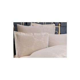 Finezza 60x80 cm Tiara Bambu Jakar Kumaş Krem 2'li Oksford Yastık Kılıfı