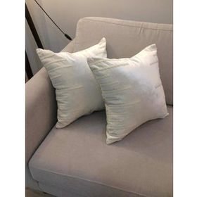 Finezza 747 2 Adet 43x43 cm Krem Pearl İncili Kadife Kumaşlı Kırlent