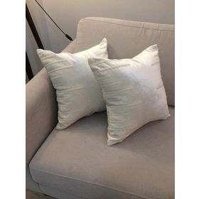 Finezza 747 2 Adet 43x43 cm Krem Pearl İncili Kadife Kumaşlı Kırlent