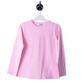 Finezza 9 Yaş Pembe Lafiny Pamuk Kız Çocuk Uzun Kollu İçlik