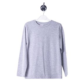 Finezza Lafiny 1371 Gri Melanj Pamuk Uzun Kollu Erkek Çocuk Body İçlik