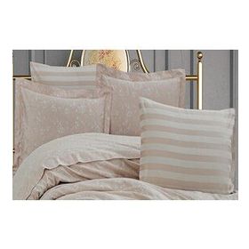 Finezza Rita Bambu Jakar Kumaş Krem ikili Oksford 60x80 cm Yastık Kılıfı