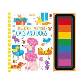 Fingerprint Activities Cats and Dogs - Usborne Yayınları