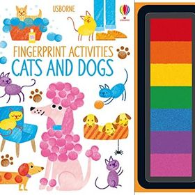 Fingerprint Activities Cats and Dogs - Usborne Yayınları