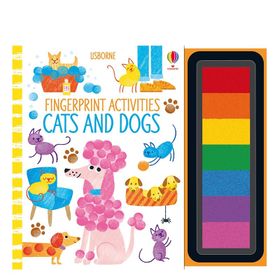 Fingerprint Activities Cats and Dogs - Usborne Yayınları