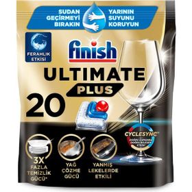 Finish Ultimate Plus Hepsi Bir Arada 20 Adet Bulaşık Makinesi Tableti