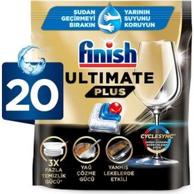 Finish Ultimate Plus Hepsi Bir Arada 20 Adet Bulaşık Makinesi Tableti