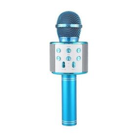 Fioplus WS-858 Pembe Karaoke Mikrofon Bluetooth Hoparlör