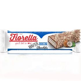 Fiorella 26 gram Çikolata Kaplamalı Hindistan Cevizli Gofret (24 adet)