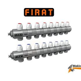 Fırat 1 inç Kendinden Vanalı 11'li Kollektör