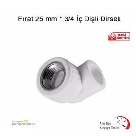 Fırat 25 mm 3/4 İç Dişli Dirsek