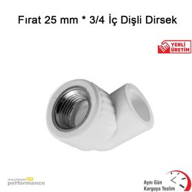 Fırat 25 mm 3/4 İç Dişli Dirsek