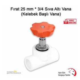 Fırat 25 mm 3/4 Sıva Altı Kelebek Başlı Vana