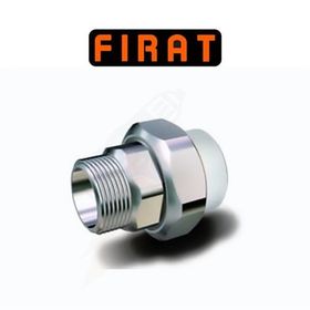 Fırat 32 mm 1 Dış Dişli Oynar Başlıklı Rakor Rekor