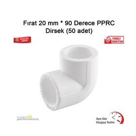 Fırat 50 Adet 20 mm 90 Derece Pprc Dirsek