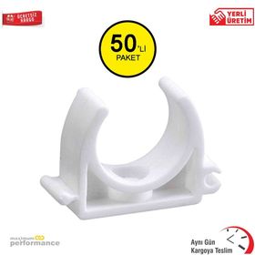 Fırat 50 Adet 20 mm Pprc Tekli Boru Kelepçesi