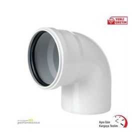 Fırat 50x90 Dirsek Pvc Pimaş Kapalı Dirsek