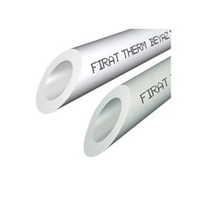 Fırat Boru PN25 20 mm Tesisat İçin Beyaz Plastik Boru