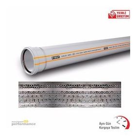 Fırat FIRAT0195 125x250 mm 3.2 mm Pvc Pimaş Dublex Atık Su Borusu