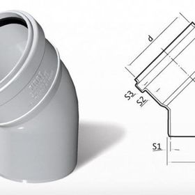 Fırat PVC 125x45 cm Açık Dirsek