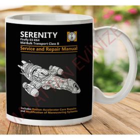 Firefly Serenity Servis ve Onarım El Kitabı Baskılı Kupa