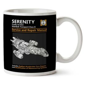 Firefly Serenity Servis ve Onarım El Kitabı Baskılı Kupa