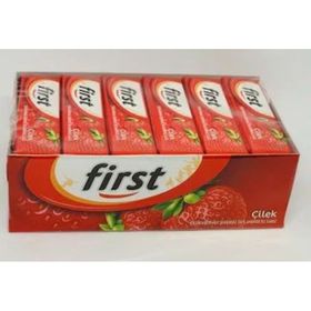 First 13.5 gr Duo Çilek Aromalı Sakız (24 adet)