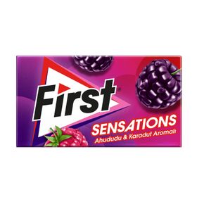 First 27 gr Sensations Ahududu ve Karadut Aromalı Sakız