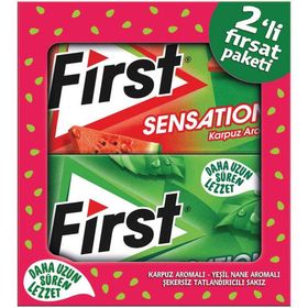 First 2'li 27 gr Karpuz ve Nane Aromalı Sakız