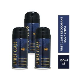First Class 3x150 ml Erkek Deodorant
